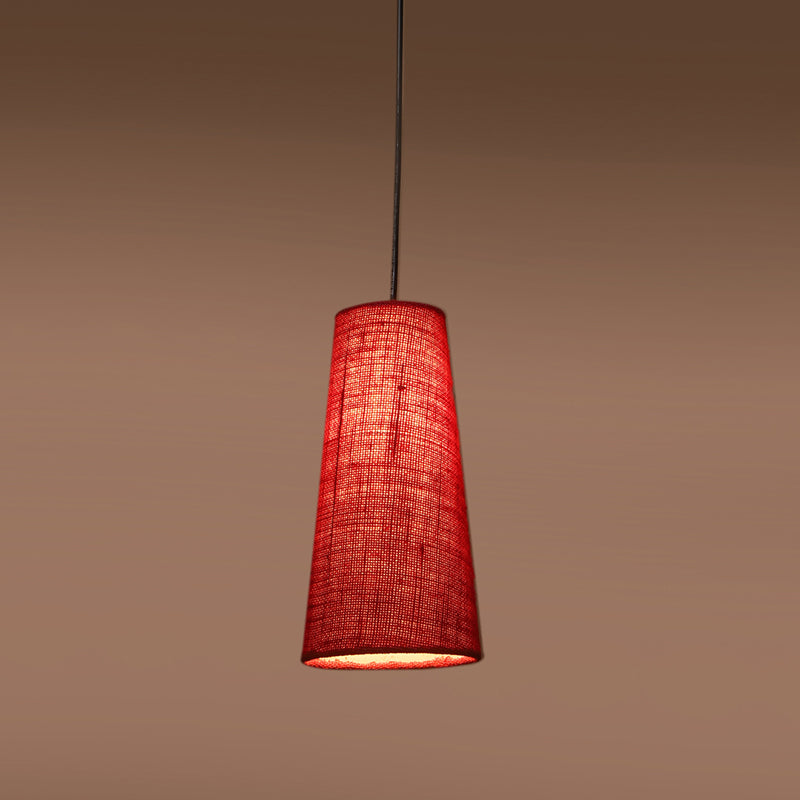 Ambient Aura Fabric Ceiling Lamp - Red media 6