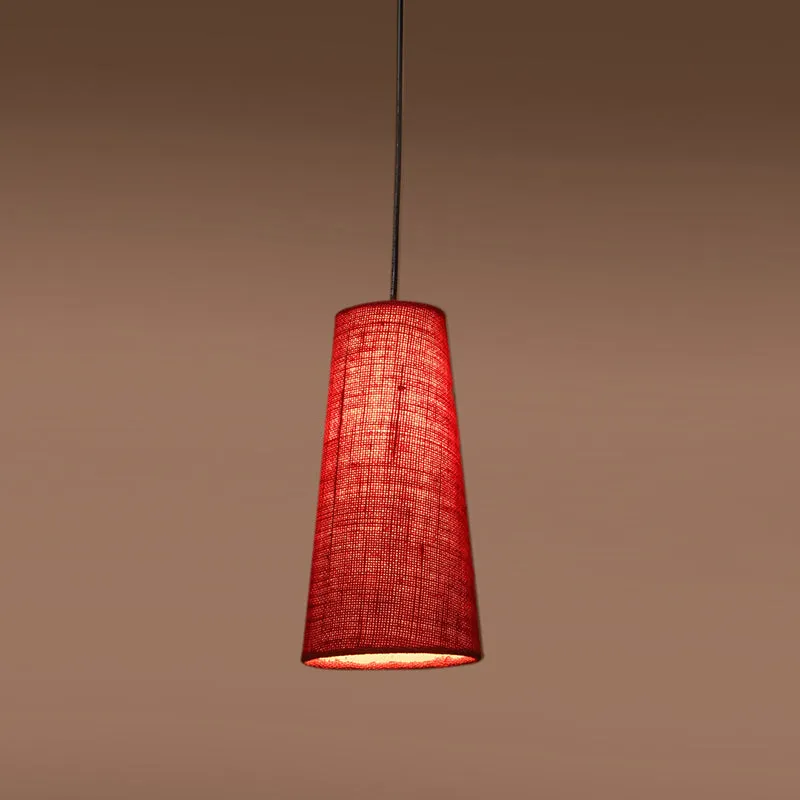Ambient Aura Fabric Ceiling Lamp - Red media 6