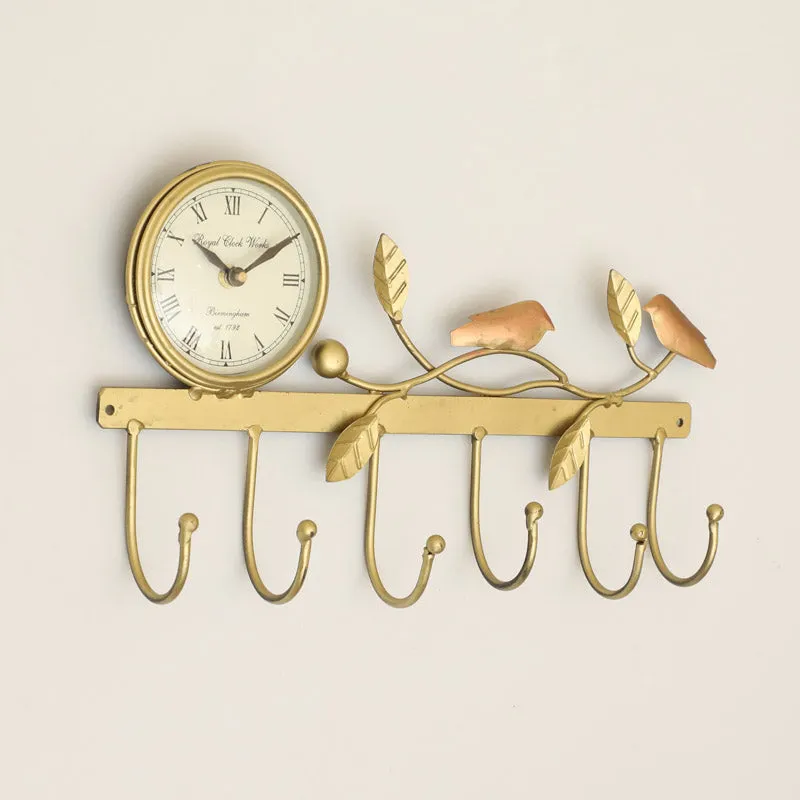 Bird Perch Clock & Wall Hook media 3