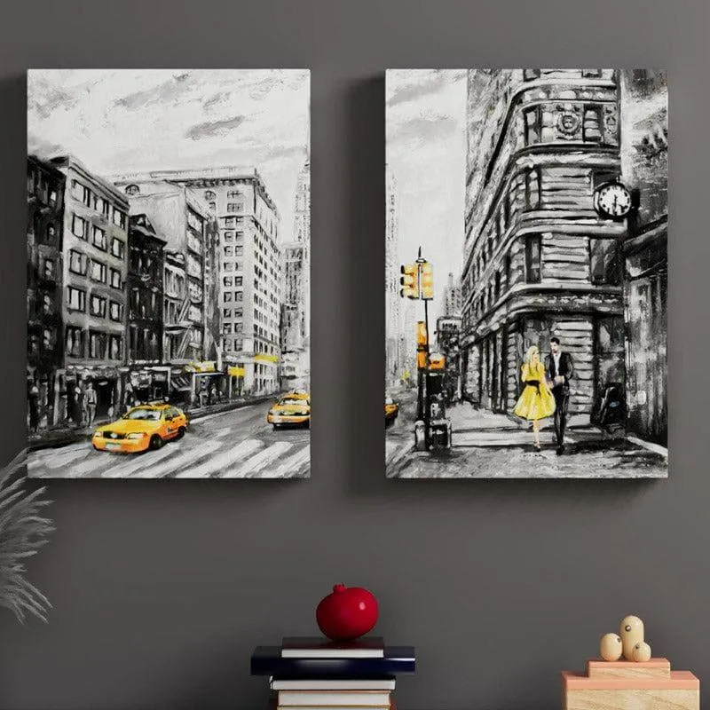 Paris Lane Wall Art - Set Of Two media 1