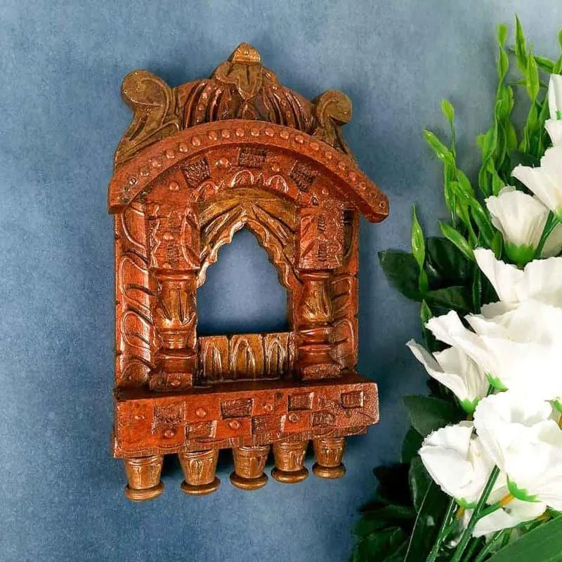 Trimara Jharokha Wooden Wall Accent media 1