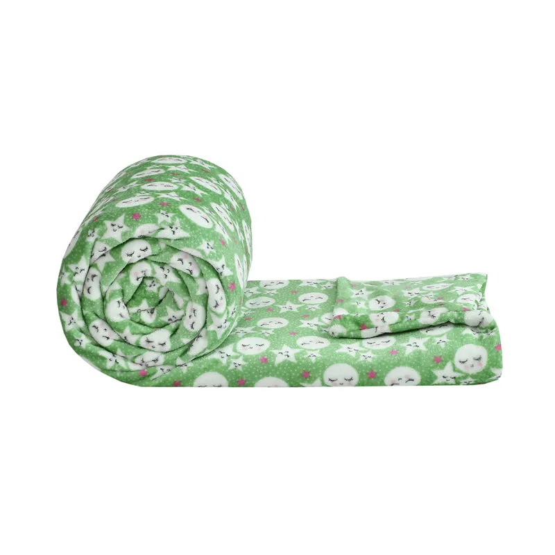 Moonglow Flannel Duvet Cover (Green) - 190 GSM media 7