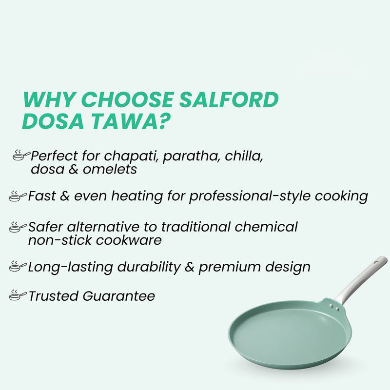 Salford Fryvora Ceramic Dosa Tawa - 28 cm media 8