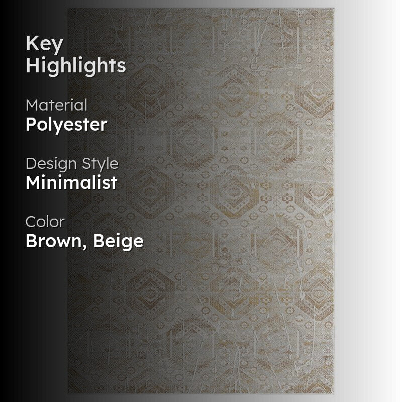 Letti Abstract Carpet - Beige media 2