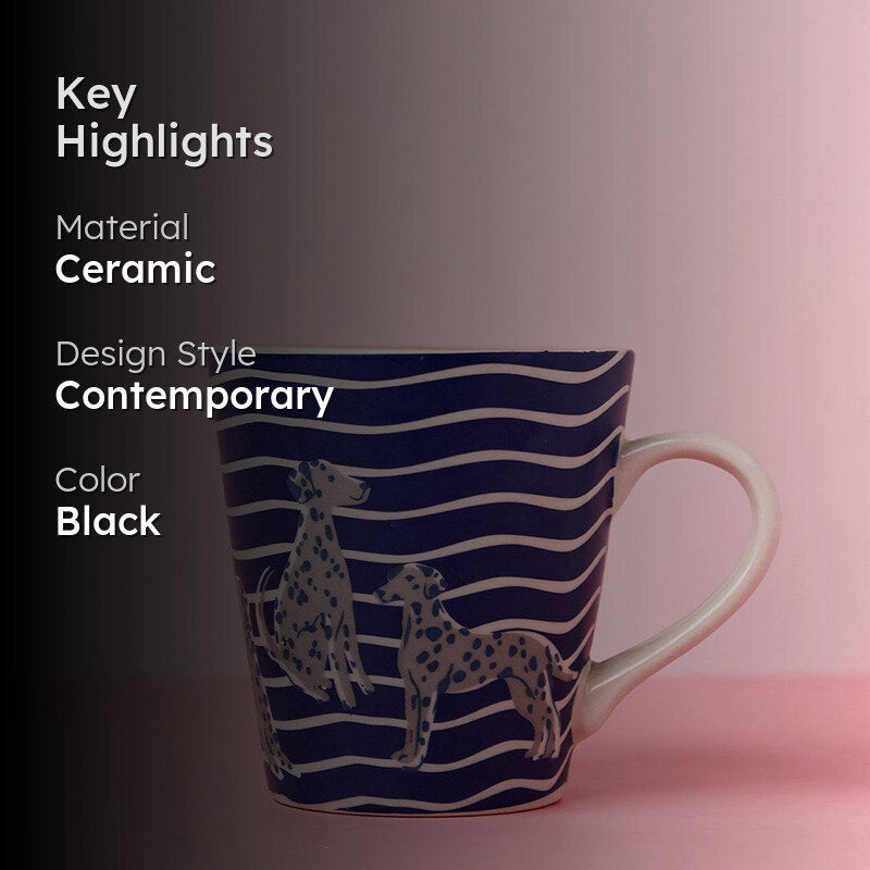 Dapper Ceramic Coffee Mug (268 mL) media 2