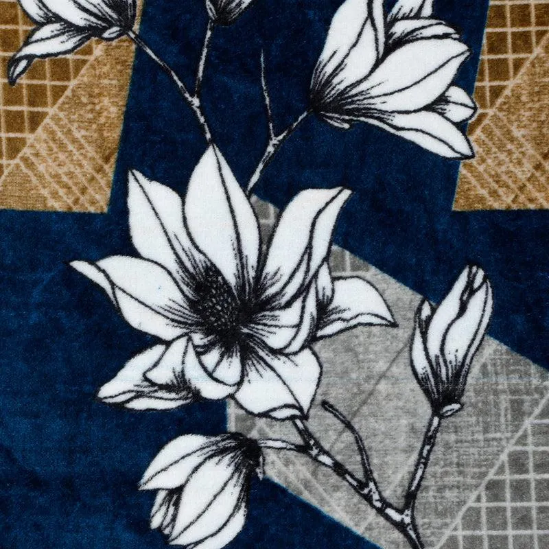 Mohaka Floral Fleece Bedsheet - 280 GSM media 6