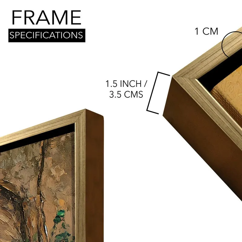 Bookhaven Canvas Wall Painting With Frame media 8