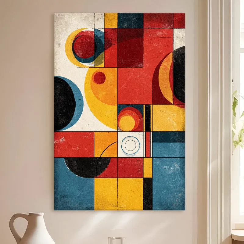 Fracta Lines Abstract Canvas Wall Art media 4