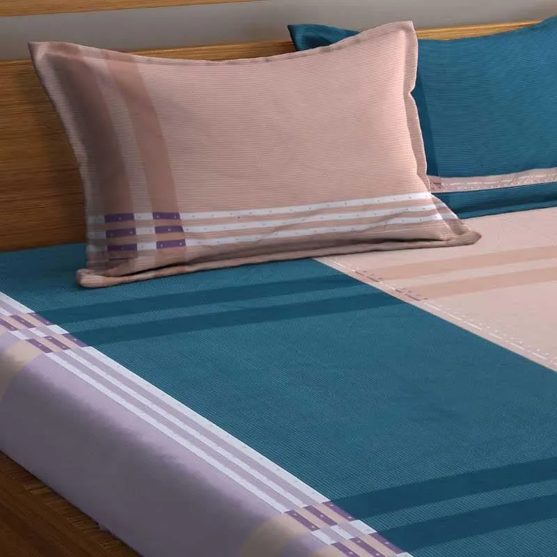 Clarisse Printed Microfiber Bedsheet - 130 GSM media 4