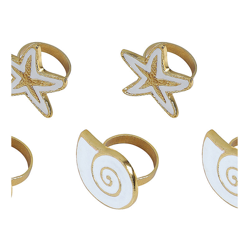 Star & Spiral Napkin Ring - Set Of Six media 3