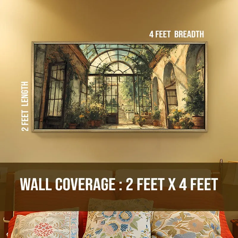 Vintage European Glass Conservatory Wall Art media 8
