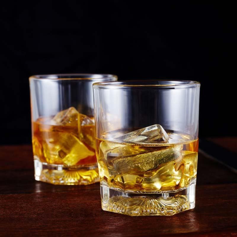 Mombic Old Fashioned Glasses (260 ML) - Set Of Six - 260 ML