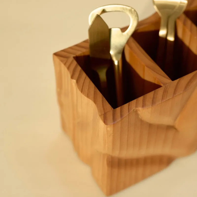 Mora Wooden Cutlery Holder media 9