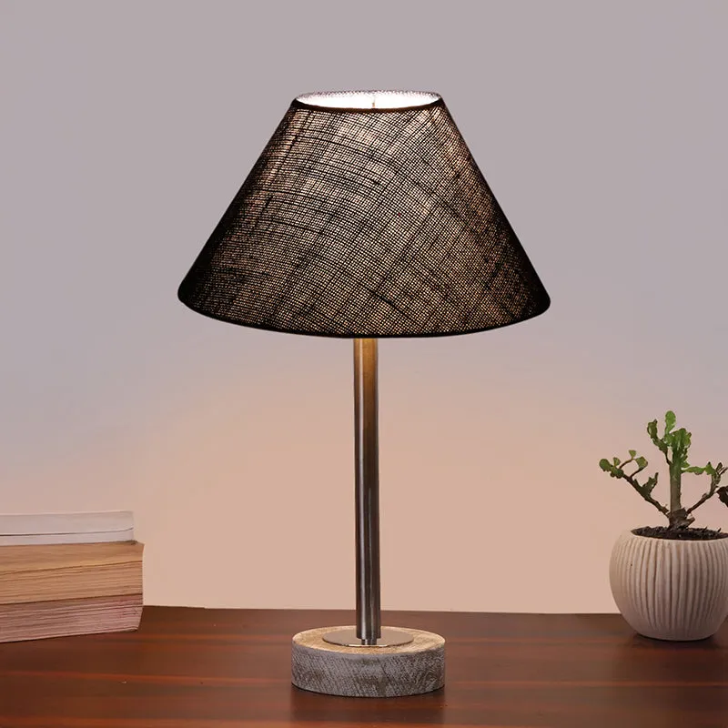 Sienna II Rodin Wooden Table Lamp - Blue,Silver,White media 2