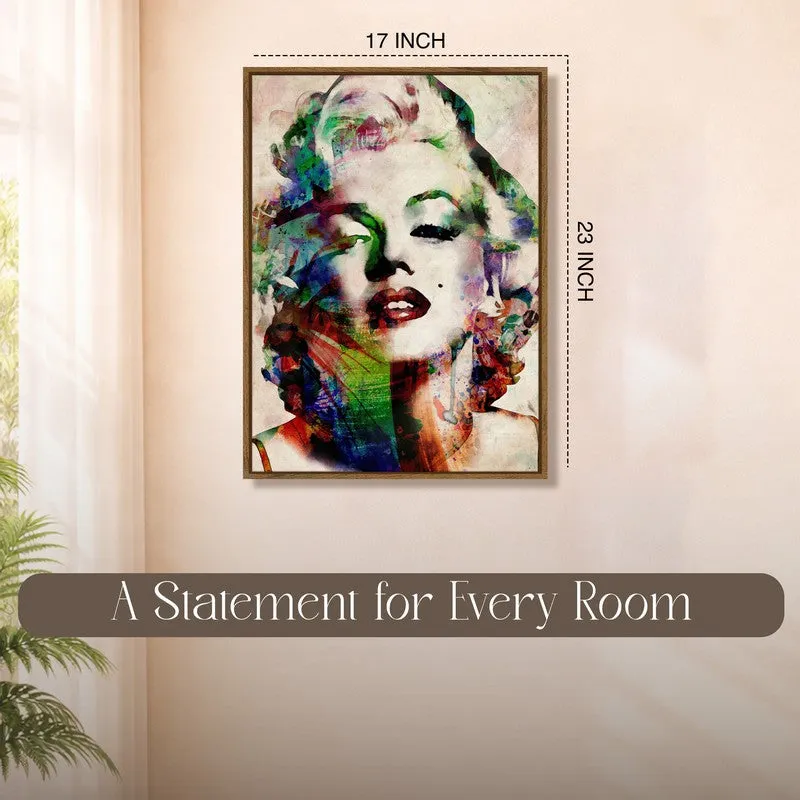 Linear Diva Canvas Wall Art With Frame media 10