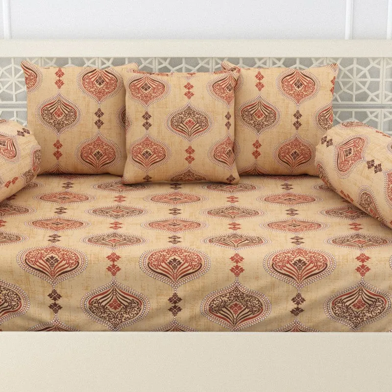 Elaris Ethnic Cotton Diwan Set - Six Piece Set media 4