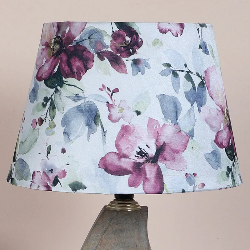 Lumikko Runes Printed Mango Wood Table Lamp - Multicolor media 3
