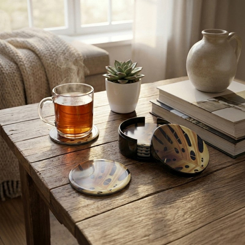 Bon Melamine Coaster Set - Eight Piece Set