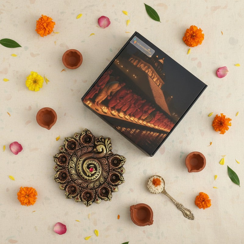 Mayurajyoti Terracotta Diya media 7