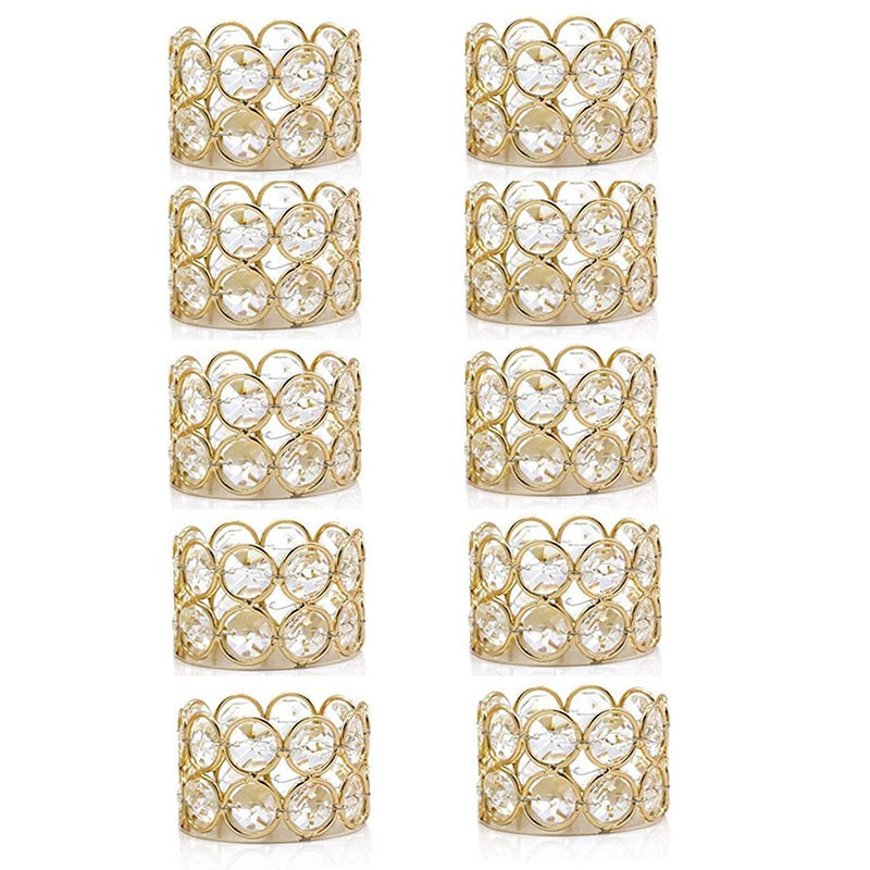 Gemlite Metal Tea Light Holder With Candle - Set Of Ten media 4