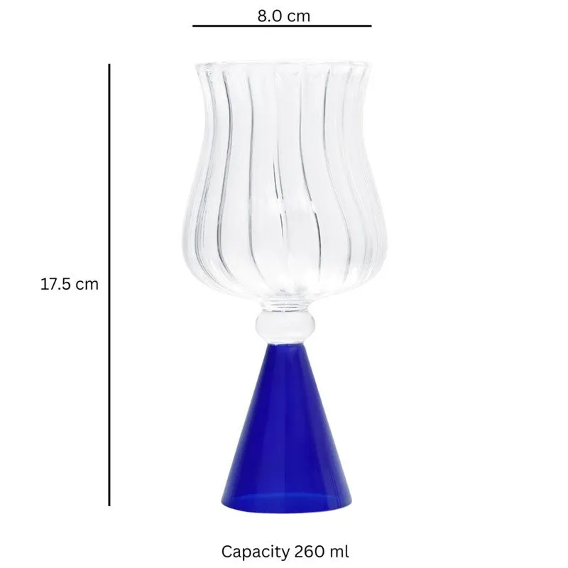 Garnet Red Wine Glasses(260 mL) - Set Of Four media 6