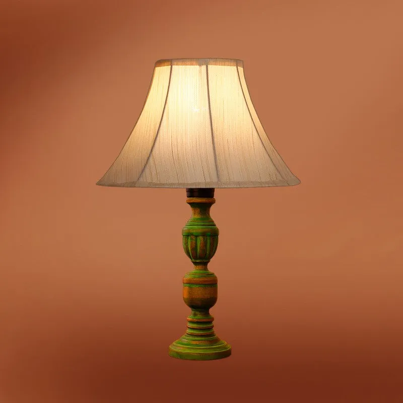 Arvello Aerin Wooden Table Lamp - OffWhite media 7