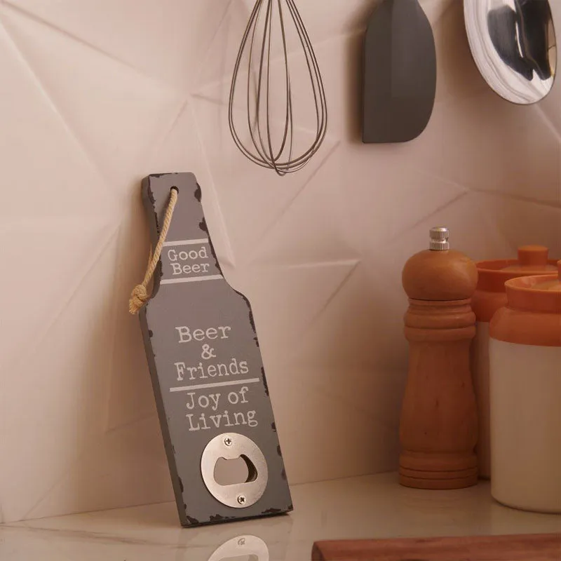 Beer & Friends Bottle Opener - Grey media 1