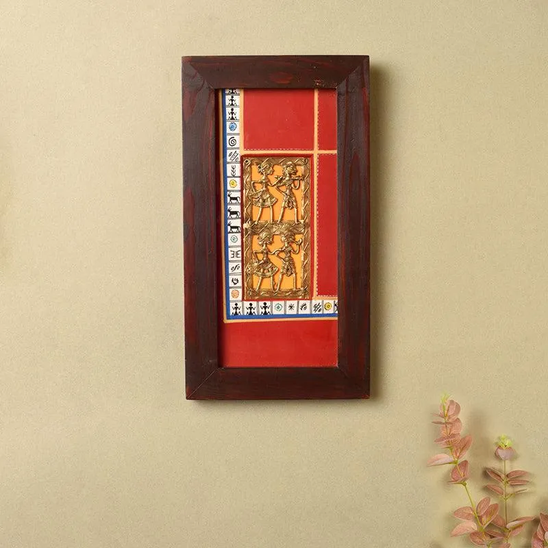 Paramparika Brass & Wood Wall Accent media 1