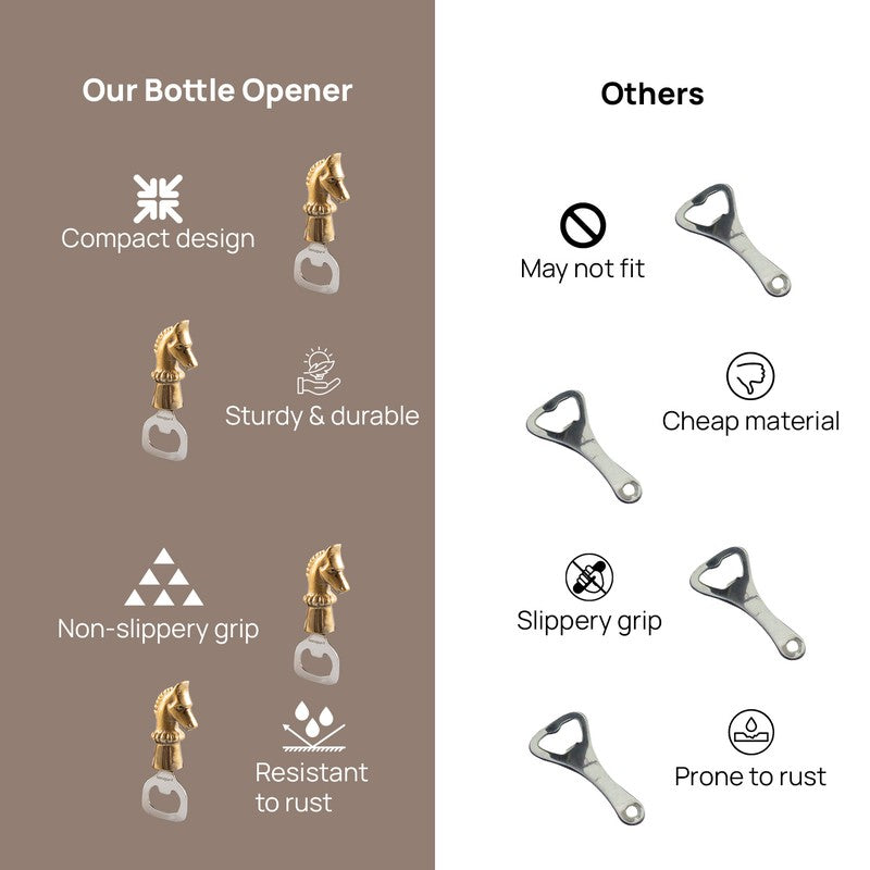 Hoof & Pop Stainless Steel Bottle Opener - Gold media 7