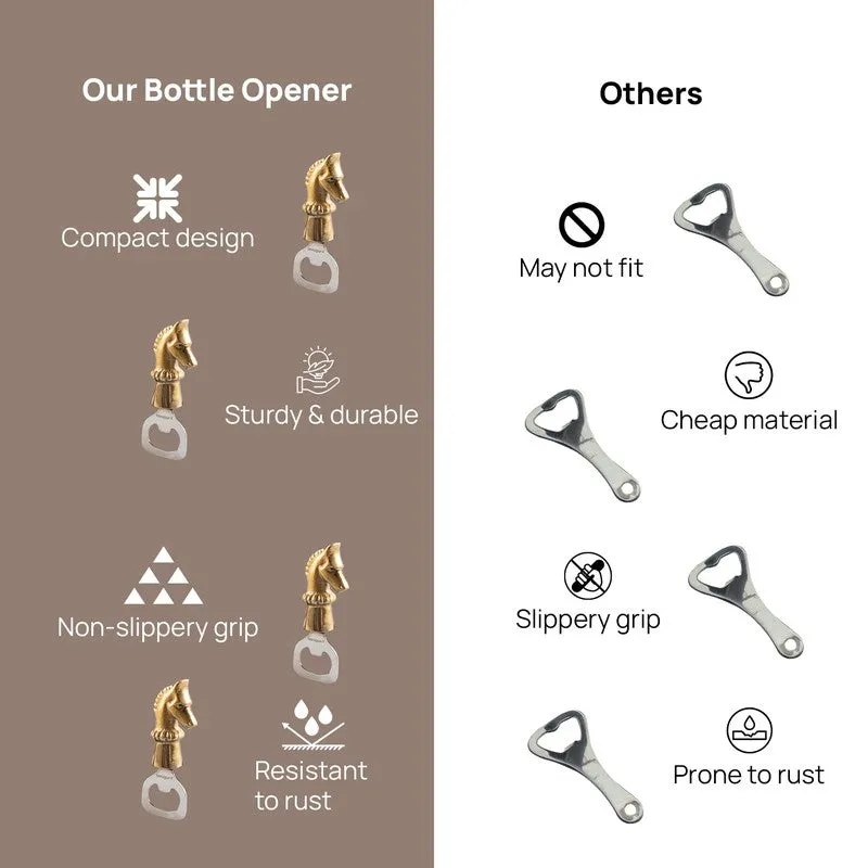 Hoof & Pop Stainless Steel Bottle Opener - Gold media 7