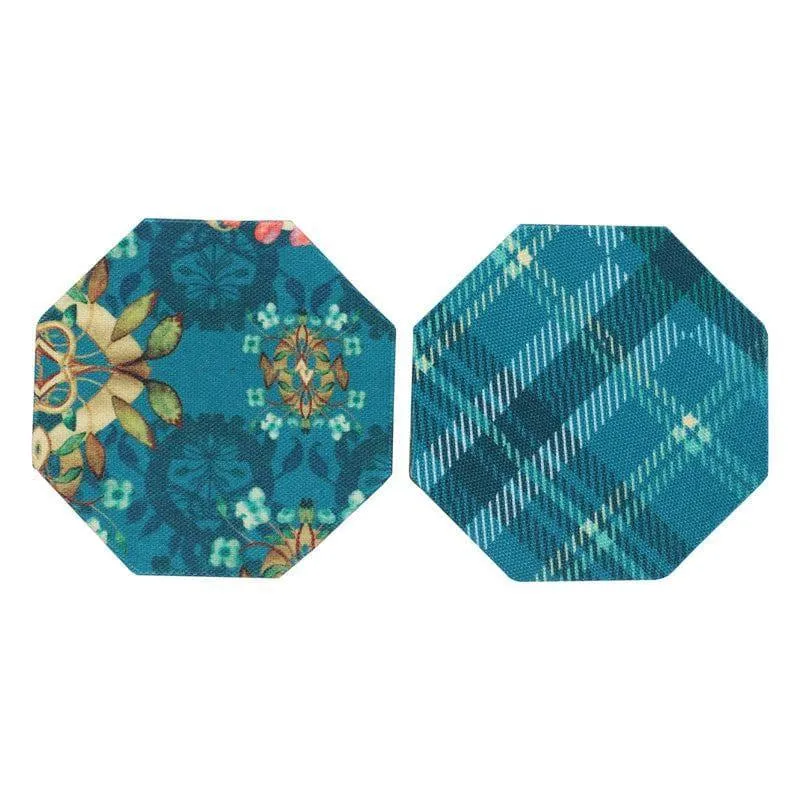 Alara Octa Canvas Coaster - Set Of Four media 3