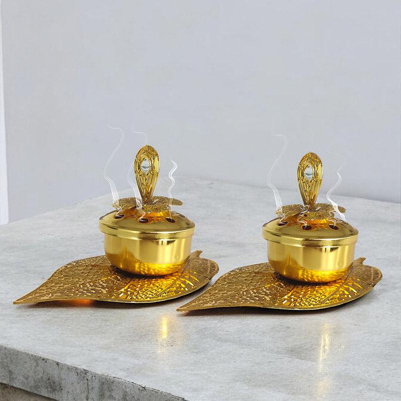 Radha Festive Metal Diffuser - Set Of Two media 4