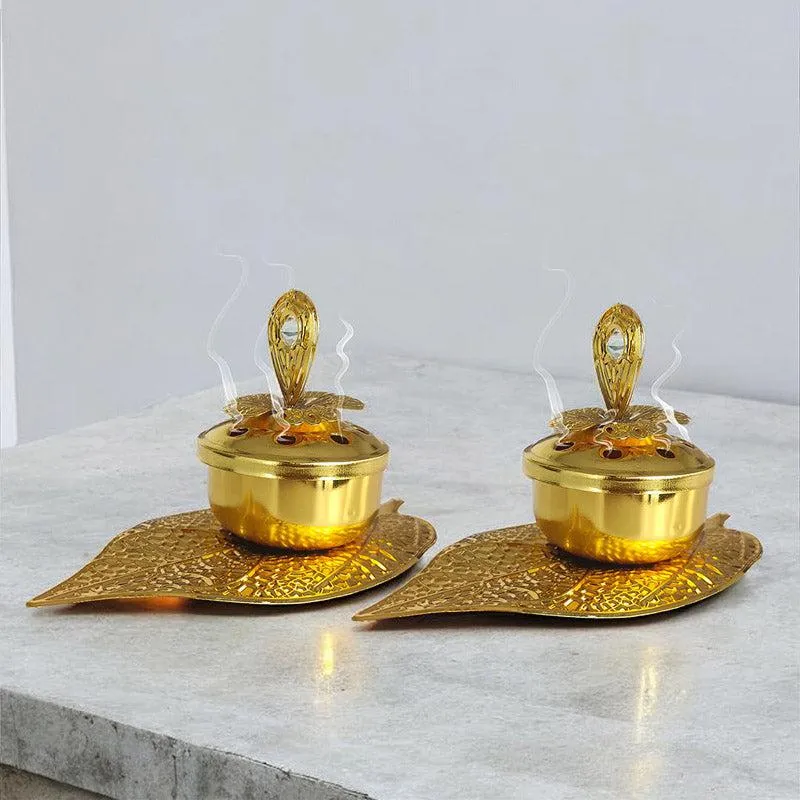 Radha Festive Metal Diffuser - Set Of Two media 4