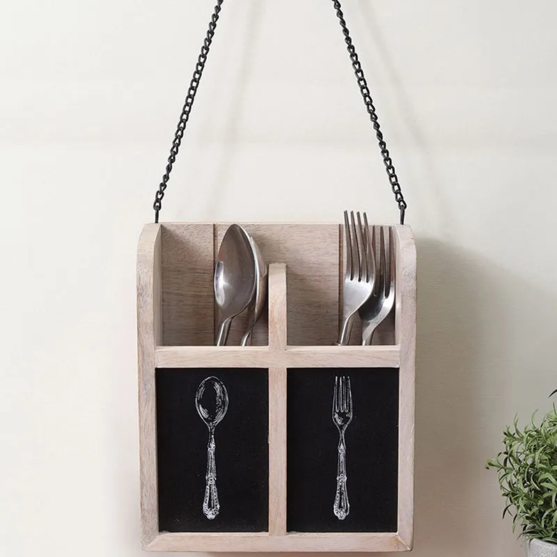 Paloma Wood Cutlery Holder media 3