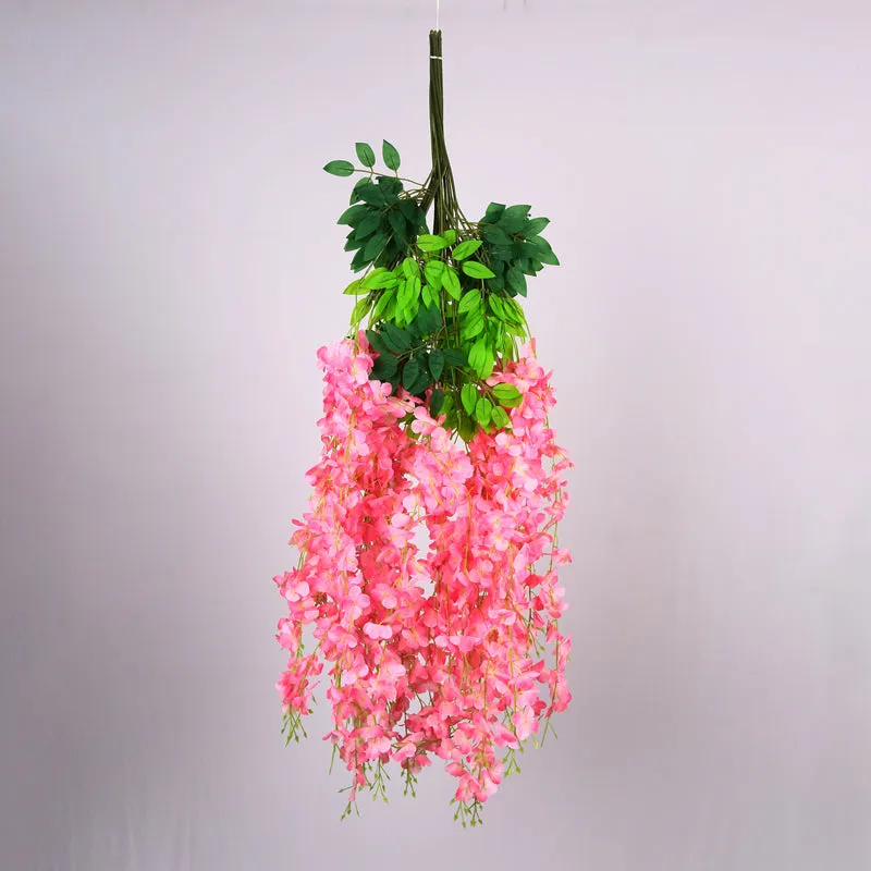 Perenna Artificial Fabric Orchid Bunch - Pink - 5