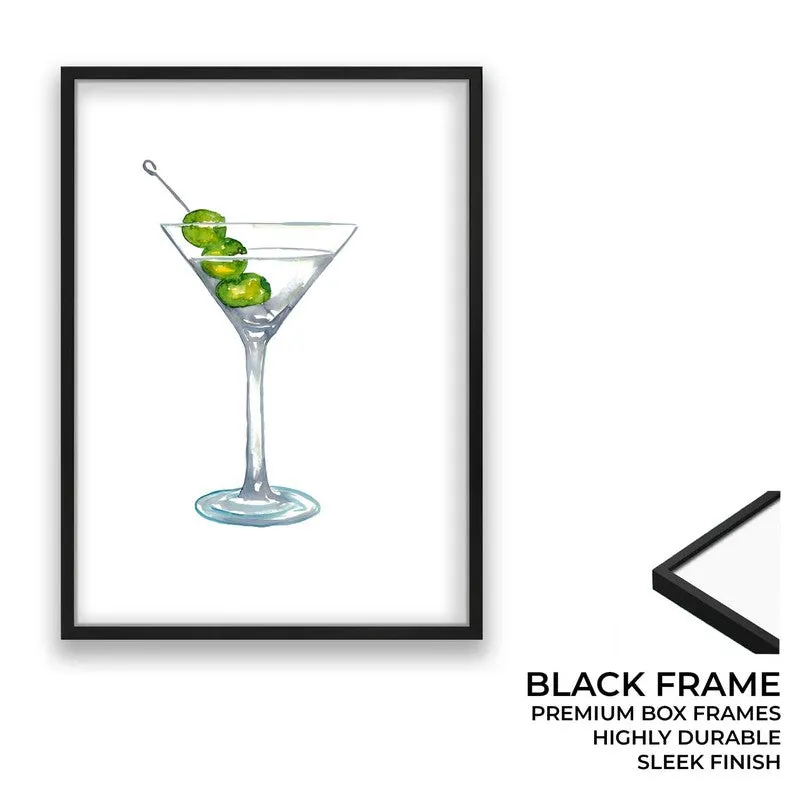 Classic Sip Archival Canvas Wall Art - Black media 8