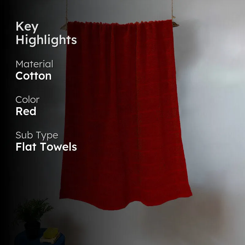 Sarda Bath Towel - Red media 2