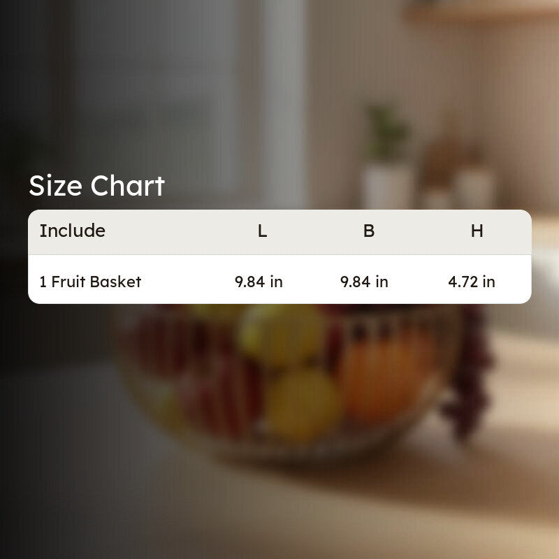 Alloy Fruit Basket - Gold media 6