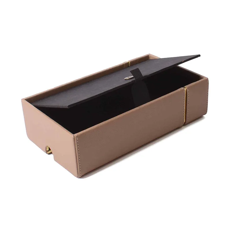 Ceastra Faux Leather Tissue Holder - Beige media 6