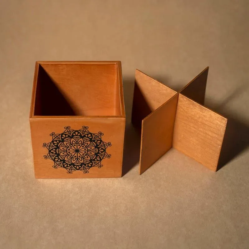 Hira Ethnic Cutlery Holder - Brown media 3