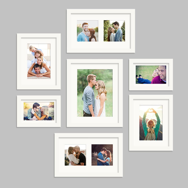 Thyra Synthetic Wood Photo Frame (White) - Set Of Seven media 3