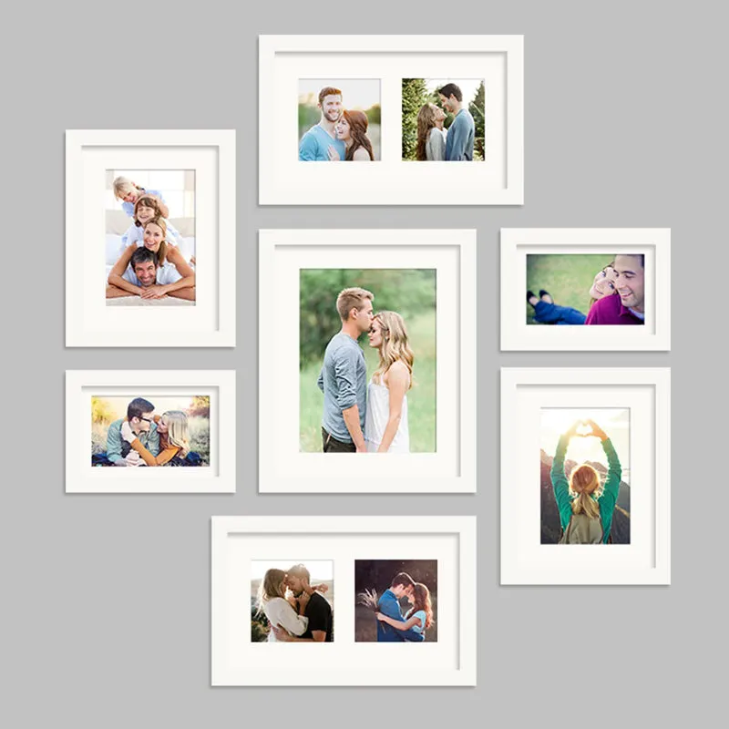 Thyra Synthetic Wood Photo Frame (White) - Set Of Seven media 3