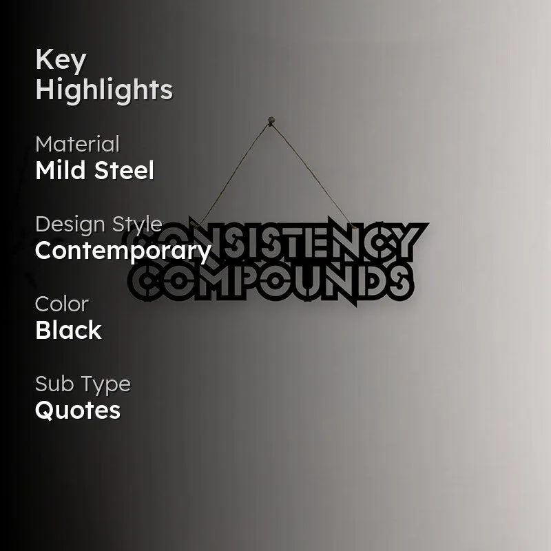 Consistency Compounds Mild Steel Wall Accent media 2