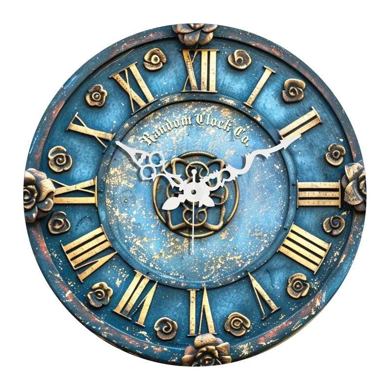 Sevyn Blue 3D Printed MDF Wall Clock media 4