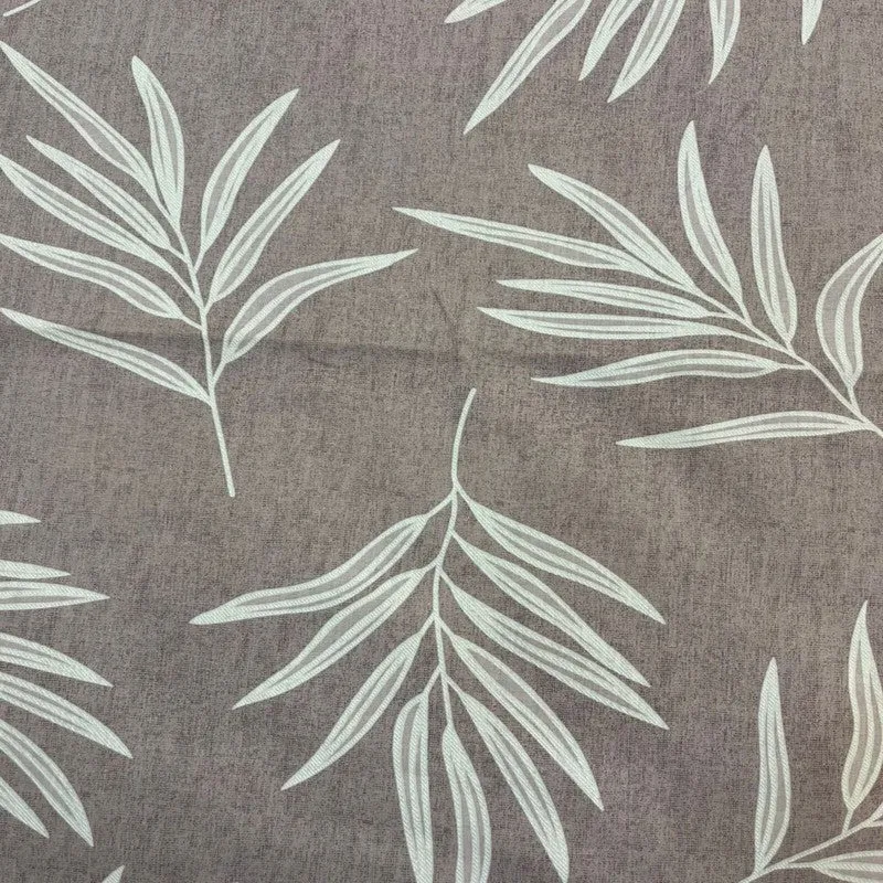 Leaf Mist Cotton Bedsheets (Beige) - 400 TC media 6