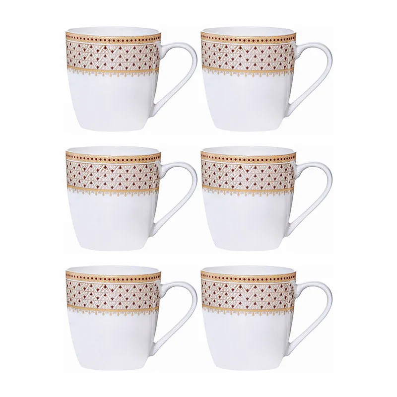 Sonaki Juane Ethnic Bone China Tea Cup (180 mL Each) - Set Of Six media 4