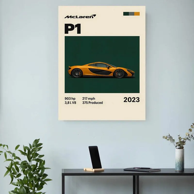 McLaren P1 Legacy Wall Poster media 3