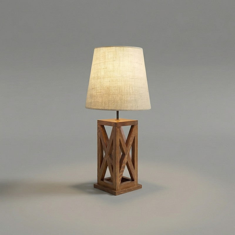 Jaspis Jute Table Lamp - Brown,White media 5