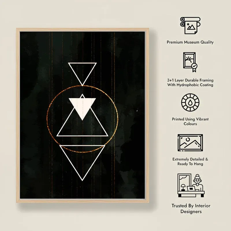 Zenith Whisper Archival Canvas Wall Art - Natural Brown Frame media 8