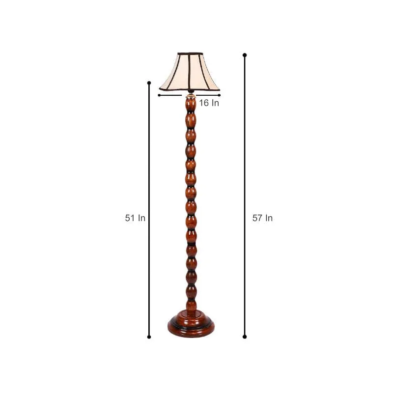Aston Sola Floor Lamp - White & Black media 5